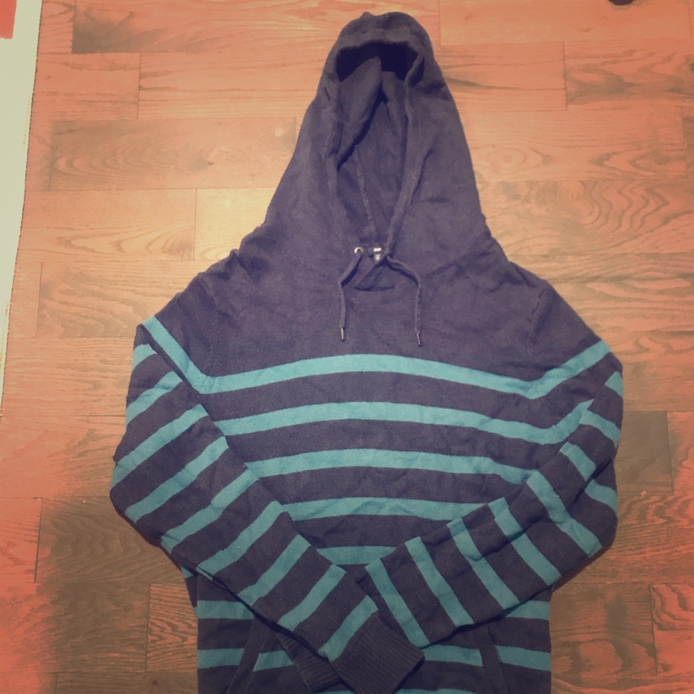 Gap Hoodie, blue striped